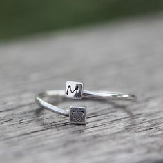 made by order Metal: Solid sterling silver Band size: 1.3mm US size Store jewelry are unique crafted by order. Usually we select silver for the first metal to design or handmade your order, apart from that,we offer 14k yellow gold ,14k rose gold,18k yellow gold,18k rose gold material as well. And store jewelry are open for custom or personalization,pls free to ask for listing you are like,we will do for our best. pamela Gold Sterling Silver Open Initial Ring, Customizable Adjustable Silver Initial Ring, Silver Sterling Silver Initial Ring For Valentine's Day, Valentine's Day Sterling Silver Initial Ring, Adjustable Sterling Silver Initial Ring For Valentine's Day, Dinosaur Ring, Silver Initial Ring, Dinosaur Jewelry, Element Necklace