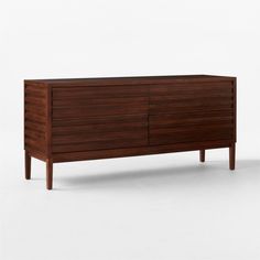 the sideboard is made out of wood