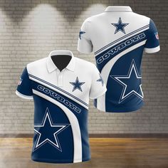 Dallas Cowboys Nfl Polo Shirt For Awesome Fans – Show your team spirit with our Polo shirt featuring all 32 NFL teams. – Versatile and fitting numerou... Team Spirit Polo Shirt For Sports Season, Team Polo Shirt For Sports Season And Team Events, Team Name Polo Shirt For Sports Season Events, Team Name Polo Shirt For Sports Events, Team-colored Polo Shirt For Sports Season, Sports Polo Shirt With Team Name, Moisture-wicking Polo Shirt For Team Events, Moisture-wicking Polo Shirt For Sports Season, Cotton Team Spirit Polo Shirt For Team Events