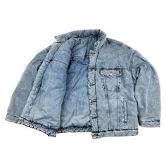 Distressed Oversize Denim Jacket - Starphase Oversize Denim Jacket, Kanye West Style, Detroit Jacket, Streetwear Jackets, Coat Street Style, Oversized Jean Jacket, Aesthetic Streetwear, Unisex Clothes, Oversized Outfit