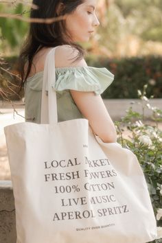 For those who love the simple things in life and enjoy them in style. This sophisticated shopper tote is made with 100% cotton and features a classic graphic describing the perfect summer aesthetic. It's perfect for trips to the farmer's market, shopping, day trips, beach days, picnicks, gifts, overnights, and your lovely summer activites. Stock is limited so follow the link and get your summer aesthetic. Casual Spring Canvas Bags, Summer Shopping Bags With Canvas Lining, Spring Canvas Shoulder Bag For Everyday Use, Trendy Cotton Shoulder Bag For Travel, Summer Canvas Bag With Large Capacity, Summer Large Capacity Cotton Canvas Bag, Spring Canvas Shoulder Bag For Daily Use, Spring Shoulder Canvas Bag For Daily Use, Summer Canvas Bag For Shopping With Large Capacity