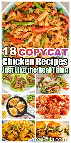 Copycat chicken recipes to try out Copycat Chicken Recipes, Restaurant Chicken, Chicken Boneless Breast Recipes, Chinese Chicken Recipes, Cooked Chicken Recipes, Chicken Entrees, Copykat Recipes, Favorite Recipes Dinner, Copycat Restaurant Recipes