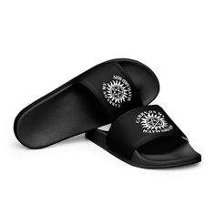 A must-have for the summer: these women's slides. A pair of these will keep you comfy throughout your day of beach or pool activities, thanks to the cushioned upper strap and the textured footbed.  * Cushioned and durable faux leather upper strap * Lightweight polyurethane (PU) outsole * Contoured, textured footbed * Stitched around the upper perimeter for extra durability * Spot clean only * Printed, cut, and handmade Disclaimer: The shoes will have a glue-like smell when opening the box. The smell will disappear a few days after the shoes are unpacked. Vacation Slip-on Slip-resistant Sandals, Slip-on Slip-resistant Sandals For Vacation, Slip-on Footbed Sandals With Adjustable Strap For Beach, Textured Footbed Synthetic Slip-on Flip Flops, Beach Sport Sandals With Adjustable Strap, Beach Flip Flops With Adjustable Strap, Slip-resistant Beach Slides, Synthetic Slide Flip Flops With Textured Footbed, Adjustable Slip-on Slippers For Beach Season