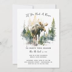 an image of a moose party card