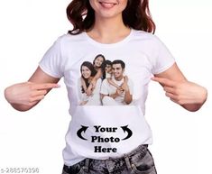 Make your day special with this Round Neck personalized / customized T-shirt. You can personalize this t-shirt for any occasion or Events like BIRTHDAY, ANNIVERSARY, MOTHER'S DAY. FATHER'S DAY, RETIREMENT DAY, RESIGNATION DAY, FAREWELL DAY, RAKSHA BANDHAN, HOLI, NEW YEAR, X-MAS, EID, VALENTINE DAY, BREAK UP, INSPIRATIONAL QUOTES Etc. You can gift this to your loved ones on VALENTINE DAY, BREAK UP Day, BIRTHDAY, ANNIVERSARY, MOTHER'S DAY. FATHER'S DAY, RETIREMENT DAY, RESIGNATION DAY, FAREWELL DA White T-shirt For Mother's Day Gift, White Tops With Name Print For Gift, Customizable White Tops For Gifts, White Letter Print T-shirt As Gift, Customizable White Top For Gift, Customizable White Tops As Gifts, Casual Personalized Crew Neck T-shirt, Customized Casual Cotton Tops, Casual Personalized T-shirt For Gift