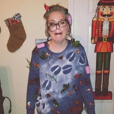 15 Fun Ugly Christmas Sweaters You Can Easily DIY Ugly Christmas Sweater Outfit, Diy Christmas Sweater, Christmas Sweater Outfits, Tacky Sweater, Best Ugly Christmas Sweater, Ugly Sweater Diy, Ugly Sweater Contest, Diy Ugly Christmas Sweater, Tacky Christmas Sweater