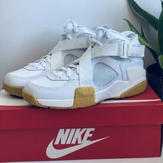 Nike Air Raid Men's Size 9 | Dj5974-100 | White | Gum. Condition Is New. Ships Out Within 1-2 Days After Purchase. Nike White Moisture-wicking Outerwear, Nike Zoom Air Fire Pearl White, Nike X Ambush Air Adjust Force, Nike White Moisture-wicking Sneakers, Nike Total 90, White And Gold Sneakers, Nike Air Huarache White, Nike Air Monarch Iv, Nike Air Monarch