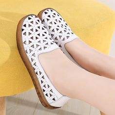 Margarita Women's Leather Breathable Flat Loafer Shoes | Ultrasellershoes.com – Ultra Seller Shoes Brand Name Shoes, Brand Collaboration, Global Brands, Flat Espadrille, Summer Season, Loafers For Women, Shoes Online, Loafer Shoes, Loafer Flats