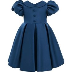 Navy Barrymore teacup button dress for kid girls from Tulleen. Featuring a puff shoulder bodice, collar and 3 pseudo buttons, large bow in the back leading to a long pleated skirt. | Tulleen | Barrymore Teacup Button Dress, (Navy Blue, Size 5Y) | Maisonette collects the best children’s products from around the world (unlike Zulily, Etsy, The Tot, Farfetch Kids, Childrensalon, Crate and Kids, Kohls, Wayfair, Buy Buy Baby, Nordstroms, Mini Boden, J.Crew Factory, or PotteryBarn Kids), creating a curated shopping experience for you. Think of us as your shortcut to fashion for litte ones! Long Pleated Skirt, Sleepwear Dress, Pleated Long Skirt, Swimming Bathing Suits, Dress Navy Blue, Fashion Design Drawings, Large Bow, Buy Buy, Buy Buy Baby