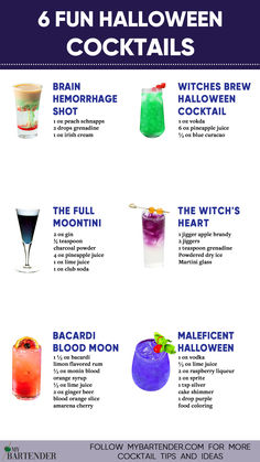 Halloween Cocktails Zombie Punch, Bartender Drinks Recipes, Halloween Shots, Bartender Drinks, Flavored Rum, Cocktail Drinks Alcoholic, Halloween Cocktail