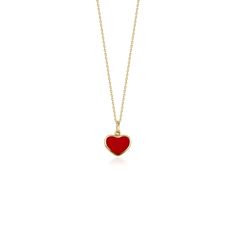 This elegant red heart necklace is crafted with 14k solid gold, embodying timeless beauty and sophistication. Its minimalist design, combined with the finest craftsmanship, makes it a perfect piece for everyday wear or a meaningful gift for a loved one. This necklace is crafted with real 14k solid gold(not plated, not vermeil, not gold filled) You don't need to worry about water, perfume or conditioner contact since real gold doesn't tarnish. The center is hand applied red enamel on top of solid gold for the design purpose, hot applied enamel is the best and most resistant type of application in which enamel and gold bond together over extreme temperatures. This ensures that your piece keeps its beauty for decades to come. You can even wear this piece in water as well. Red Heart Necklace, Nyc Outfits, M Necklace, Water Perfume, About Water, Gold Bond, August Birthstone Jewelry, July Birthstone Jewelry, Necklace Red