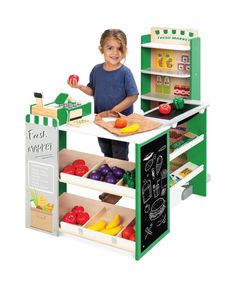 in stock Pretend Play Grocery Store, Play Grocery Store, Kids Pretend Play, Basic Math Skills, Play Money, Counter Design, Cash Register, Basic Math, Play Toys