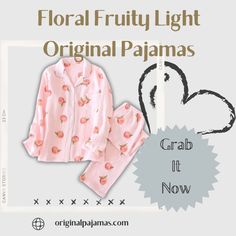 Indulge in luxurious comfort with our Floral Fruity Light Original Pajamas from Original Pajamas! 🌺🍓 Slip into these incredibly soft and stylish pajamas that will make your evenings even more delightful. The floral fruity print adds a touch of vibrancy and charm, while the lightweight fabric keeps you cool and comfortable throughout the night. Whether you're lounging at home or enjoying a peaceful sleep, these pajamas are perfect for creating a serene bedtime experience. Hot Season, Stylish Pajamas, Doll Drawing, Peaceful Sleep, Lightweight Fabric, Best Sellers, Pajamas, Sleep, Make It Yourself