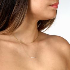 Introducing our new Dainty Paper Clip Necklace. This lightweight chain will layer perfectly with any of By Hannah Design necklaces, or wear it alone for minimalistic look. Perfect staple for everyday wear. Pairs beautifully with our Paper Clip Bracelet and our Paper Clip Earrings Crafted with quality sterling silver / 14k gold filled, our jewelry is made to last, to ensure its longevity. Metal: 14k Gold Filled (Sterling Silver coming soon) Size: 16, 18, 20, 24 (inches) Clasp: Spring Clasp Packag Minimalist Pearl Chain Necklace For Layering, Minimalist Layering Pearl Chain Necklace, Elegant Charm Necklace With Delicate Chain For Everyday, Everyday Pearl Necklace With Chain, Delicate Charm Necklace With Chain For Everyday, Everyday Delicate Charm Necklace With Delicate Chain, Dainty Everyday Chain Necklace, Everyday Double Chain Choker Charm Necklace, Everyday Double Chain Choker Charm Necklaces