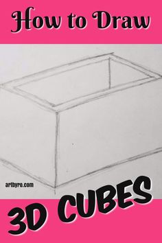 how to draw 3d cubes with the text, how to draw 3d cubes