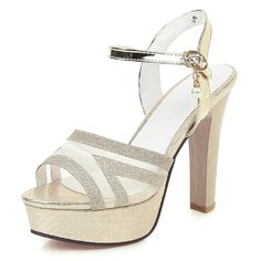 Brand Name: ZOGEERUpper Material: Sequined ClothOrigin: CN(Origin)Heel Height: Super High (8cm-up)With Platforms: YesPlatform Height: 3-5cmOccasion: PartySandal Type: GLADIATORHeel Type: Square heelLining Material: PUSide Vamp Type: OpenOutsole Material: RubberItem Type: SandalsClosure Type: Buckle StrapFit: Fits true to size, take your normal sizeBack Counter Type: Back StrapFashion Element: PlatformStyle: FashionModel Number: ZG769-187Pattern Type: SolidInsole Material: PUDepartment Name: Adul Silver Gladiator Sandals, Summer Shoes For Women, Luxury Sandals, Heels Summer, Vintage Sandals, Casual High Heels, Strappy Shoes, Womens Sandals Summer, Fashion Slippers