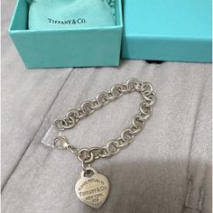 Tiffany Heart Tag Bracelet Needs Cleaning Shows Signs Of Wear But In Great Condition. Sterling Silver Size Medium Jewelry Heart, Heart Tag, Tiffany Co Jewelry, Tiffany Heart, Heart Jewelry, Tiffany & Co., Womens Jewelry Bracelets, Women Jewelry, Size Medium