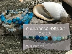 Gemstone Beaded Bracelet Boho style Healing Bracelet Energy | Etsy Bracelet Ocean, Stone Energy, Healing Gemstone Bracelets, Ocean Fashion, Cedar City, Energy Bracelets, Energy Stones, Mind Body Spirit, Bracelet Gemstone