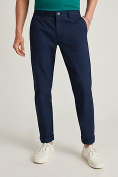 Stretch Washed Chinos | Bonobos Pants Tailored, Slim Fit Chinos, Cotton Chinos, Chino Pants, Blue Pants, Straight Pants, Chinos Pants, Out Of Style, Workout Pants