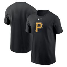 Building your game day outfit around this Nike Fuse T-shirt will be a cinch. Fresh Pittsburgh Pirates graphics on the chest put your fandom front and center. Soft cotton fabric and a crew neck design provide a comfortable, lightweight feel that's perfect for repping the Pittsburgh Pirates wherever the day takes you.Building your game day outfit around this Nike Fuse T-shirt will be a cinch. Fresh Pittsburgh Pirates graphics on the chest put your fandom front and center. Soft cotton fabric and a Black Moisture-wicking T-shirt For Sports, Black Moisture-wicking Sports Shirt, Nike Black Cotton T-shirt, Pittsburgh Pirates Wallpaper, Pittsburgh Pirates Tshirt, Nike Short, Game Day Outfit, Pittsburgh Pirates, Gameday Outfit