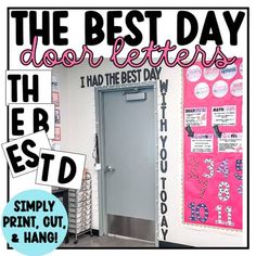 the best day door letters i had the best day