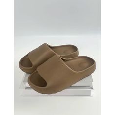 New In Package, Overstock Items With Minor Imperfections (Check Pics), Size 40/41 (9/10). Comfortable Slip-on Flip Flops For Outings, Casual Beige Slip-on Platform Slippers, Beige Round Toe Slides For Vacation, Summer Leisure Slippers, Beige Slides For Beach, Solid Color Platform Slippers For Beach And Summer, Beige Round Toe Slides For The Beach, Beige Round Toe Slides For Beach, Beige Cushioned Platform Slippers For Beach