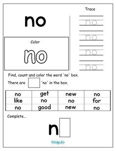 worksheet for beginning and ending the letter n with pictures to print out on