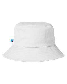 Core Bucket Hat - WHITE - OS | Russell Athletic Core Bucket Hat in White | Cotton Bucket Hat White, Bucket Hats, Russell Athletic, Beanie Hats, Cotton Twill, White Cotton, Apparel Accessories, Bucket Hat, Accessories Hats