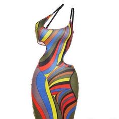 Dress Summer Dress Multicolored Trendy Multicolor Midi Dress For Night Out, Multicolor Maxi Bodycon Party Dress, Multicolor Maxi Length Bodycon Party Dress, Multicolor Bodycon Maxi Dress For Night Out, Bodycon Multicolor Maxi Dress For Night Out, Multicolor Midi Dress For Summer Night Out, Casual Party Dress With Colorful Pattern, Casual Colorful Patterned Party Dress, Trendy Multicolor Maxi Dress