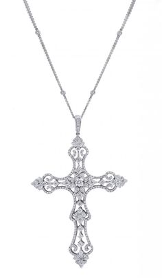 A cross is a personal symbol of inspiration. Our 18K White Gold Brilliant Cut Diamond Necklace is designed with precious 18K white gold and round brilliant cut Diamonds to add a touch of sparkle. Each cross we feature makes a statement all its own. Personal Symbol, Diamond Cross Necklace, Diamond Cross, Round Brilliant Cut Diamond, Brilliant Cut Diamond, Round Brilliant, Cross Necklace, Diamond Necklace, Silver Necklace