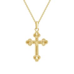 Elevate your style with our Solid Gold Diamond Cut Cross Pendant Necklace. This unisex piece adds a touch of shine to any outfit, making a statement of elegance and sophistication. The shiny cross pendant is a symbol of faith and makes a perfect gift for yourself or a loved one. SKU: TKM1950A 30mmx18mm 1.9Grams Elegant Gold Cross Necklace With Round Pendant, Tarnish Resistant Cross Necklace For Formal Occasions, Tarnish-resistant Cross Necklace For Formal Occasions, Formal Tarnish-resistant Cross Necklace, Luxury Tarnish Resistant Cross Pendant Jewelry, Luxury Tarnish-resistant Cross Pendant Jewelry, Elegant Cross Pendant Necklace With Large Pendant, Elegant Necklace With Large Cross Pendant, Elegant Tarnish Resistant Crucifix Cross Necklace