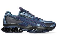 UNISEX US5-S GEL-QUANTUM KINETIC | Light Indigo/Peacoat | Sportstyle | ASICS Asics Sneakers New, Asics Shoes Asics, Cool Shoes Running, Men’s Tennis Shoes, Uza Shoes, Kinetic Light, Asics Gel Quantum, Mom Shoes, Extra Wide Shoes