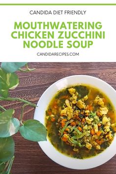 MEVY Diet Soup Recipe: Mouthwatering Chicken Zucchini Noodle Soup Diet Soup, Diet Soup Recipes, Soup Diet