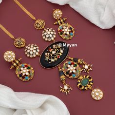 Sabyasachi inspired designer kundan polki necklace/Amrapali fusion necklace set/Navratna necklace/Statement jewelry/Indian wedding jewelry Earring length: 2.45 inch Earring Width: 1.25 inch Necklace length:  18-22 inch Adjustable length with hook closure. Create beautiful memory for any occasion with elegant jewelry for your loved ones You will receive carefully packaged items in jewelry box, ready to give memorable gift to your Wife, mother, sister friend or colleague. We will be happy to navig Navratna Necklace, Kundan Polki Necklace, Jewelry Indian Wedding, Sabyasachi Jewellery, Polki Necklace, Sister Friends, Indian Wedding Jewelry, Jewelry Indian, Jewelry Earring