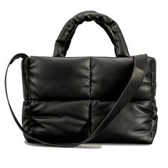 PRICES MAY VARY. 🌟【13*4*8.3in】The large shoulder bag is made of high quality polyester material, padded with down cotton. The polyester lining is tear-resistant and durable,The bag feels comfortable inside and out,soft as a pillow.🌟【Warm tips】Please check the size of this bag before purchasing, the outer size is 13*4*8.3in, this bag can't hold a laptop, but it can hold an ipad. For details, please click the video to watch, thank you~ 🌟【Interior Structure】Designed with an inner zipper pocket f Puffer Tote Bag, Winter Purses, Winter Tote, Winter Handbags, Cotton Purse, Quilted Handbag, Winter Bags, نظارات شمسية, Quilted Tote Bags