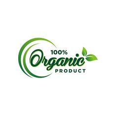 the organic product logo is shown