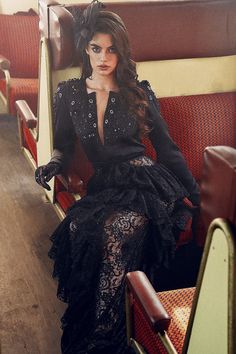 A dark-night dress with many mysterious and carefully hand-made details representing sharp elegance and feminine confidence. Feminine Confidence, Woman Art, Lace Fashion, Dark Night, Beautiful Gowns, Couture Fashion, Night Dress, Female Art, Beautiful Dresses