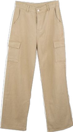 wide-fit-cargo-pants-io320 / Beige Relaxed Fit Straight Cargo Pants, Wide-leg Workwear Cargo Pants With Multiple Pockets, Wide-leg Cargo Pants With Multiple Pockets For Workwear, Wide Leg Cargo Pants With Multiple Pockets For Workwear, Beige Utility Parachute Pants For Fall, Fall Utility Beige Parachute Pants, Straight Leg Cargo Pants With Pockets For Spring, Spring Cargo Pants With Pockets For Workwear, Spring Wide-leg Cargo Jeans With Pockets