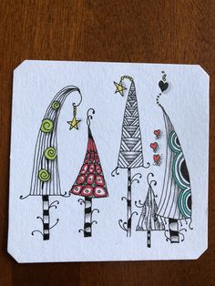 Neographic Art, Christmas Tangles, Christmas Zentangle, Zentangle Christmas, Modele Zentangle, Zendoodle Art, Arte Aesthetic, Zen Tangle