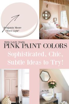 pink paint colors are featured in this article