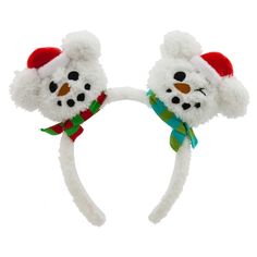 Mickey Mouse Snowman Holiday Ear Headband for Adults | Disney Store Mickey Mouse Snowman, Disney Christmas Outfits, Mickey Mouse Headband, Mickey Mouse Ears Headband, Minnie Ears Headband, Holiday Headbands, New Mickey Mouse, Minnie Mouse Ears Headband, Snow Much Fun