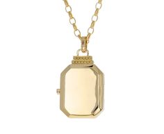 This Sorellina necklace is perfect for adding a touch of playful, edgy elegance to any look. The rectangular tablet of black onyx is topped by a double row of diamonds and set with an 18K yellow gold star encrusted with shimmering diamonds. Push the tiny star on the side to open the locket which hangs from the diamond set bale at the center of the 18K yellow gold chain. total length : just under 20" : 18K yellow gold18K yellow gold, onyx, diamond and sapphire locket : 1 1/4" x 3/4"black onyx : 1 Rebecca Overmann, Edgy Elegance, Vintage Inspired Jewelry, Tiny Star, Yellow Gold Chain, Diamond Set, Gold Star, Locket Necklace, Gold Stars