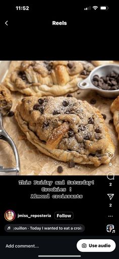 an image of some food that is on top of a wooden table with words above it