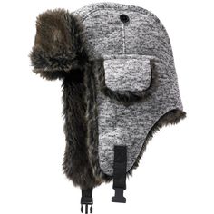 Winter is no match for our extra large fur trim hat that fits just snug enough to stay on but not enough to feel tight. The side flaps keep your ears warm no matter how low the temperature is. Size: big - 3xl/4x. Color: grey marl. Gender: male. Age Group: adult. Pattern: Solid. Material: Polyester. Winter Outdoor Hat With Faux Fur Trim, Adjustable Hats With Faux Fur Trim For Cold Weather, Adjustable Faux Fur Trim Hats For Cold Weather, Adjustable Faux Fur Trim Cold Weather Hats, Insulated Brimmed Winter Hats, Warm Faux Fur Hats With Ear Flaps, Insulated Hats With Ear Flaps For Cold Weather, Faux Fur Winter Hat With Ear Flaps, Winter Faux Fur Hats With Ear Flaps