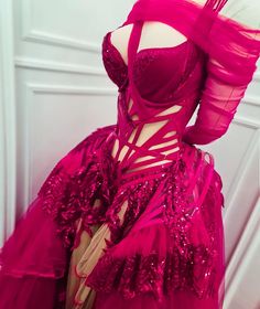 Pink Burlesque, Drag Clothing, Paris Outfits, Glam Dresses, Pink Outfits, Stage Outfits, Festival Outfits, Unique Fashion