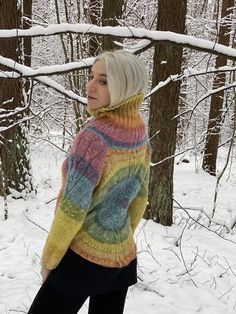 Mandala Alpaca Hand Knitting Sweater Aiste Anaite Clothing ~ Jamper Mandala for Women ~ Cozy Comfy Colors Hand Made Like to browse the whole shop :) https://www.etsy.com/shop/Aistefashion Follow Aistefashion on Etsy: https://www.etsy.com/shop/HomeofSun Follow Aistefashion on website :www.aistefashion.lt Follow Aistefashion on Facebook : www.facebook.com/Aistefashion Follow Aistefashion on Pinterest : https://www.pinterest.com/aiste_bar/aistefashion/ With Love, Aiste Cozy Knitted Winter Patterns, Cozy Turtleneck Knitting Pattern, Cozy Knit Patterns For Winter, Cozy Multicolor Fall Knitting Pattern, Cozy Winter Knit Patterns, Winter Knitting Patterns With Yarn, Hand Knitted Cozy Winter Patterns, Cozy Multicolor Sweater For Cold Weather, Multicolor Hand Knitted Knitting Pattern For Fall