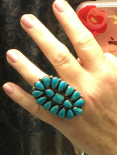 Huge Vintage Native American Turquoise & Sterling Silver Ring by TheThunderBirdRanch on Etsy Native American Vintage, Native American Turquoise, American Turquoise, Jewelry Photography, Turquoise Sterling Silver, American Vintage, Sterling Silver Ring, Turquoise Ring, Turquoise Bracelet