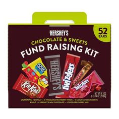 hershey's chocolate and sweets fund raising kit, 52 counts per pack