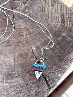 Incredibly unique, ready to ship Zuni made necklaces with the most incredible tribal style inlay. Handcrafted in 925 sterling silver and cast on an 18'' sterling silver box chain. Want an additional chain? Grab one here. ★ READY TO SHIP Triangle Necklace, Silver Box, Box Chain, Pearl White, 925 Sterling Silver, Necklaces, The Incredibles, Pendant Necklace, Sterling Silver