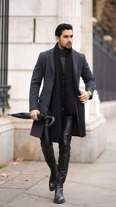 Mens Turtleneck Outfits, Turtleneck Outfit Men, Black Outfit Men, Turtleneck Outfit, Mens Turtleneck, Guys Clothing Styles